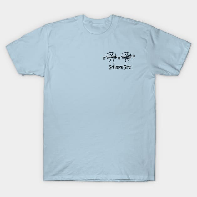 Grillmore Girls Pocket T-Shirt by PelicanAndWolf